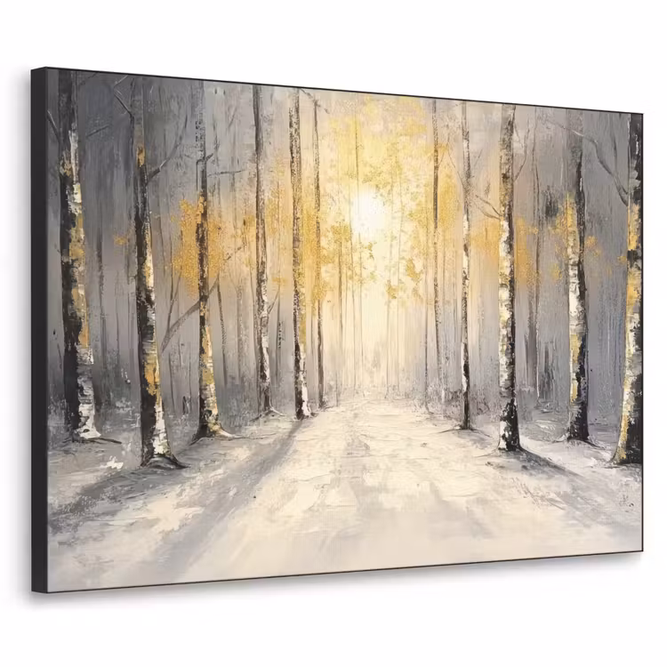 Art Frame - Winter - Abstract - Sneeuw - Natuur - Zon — 1