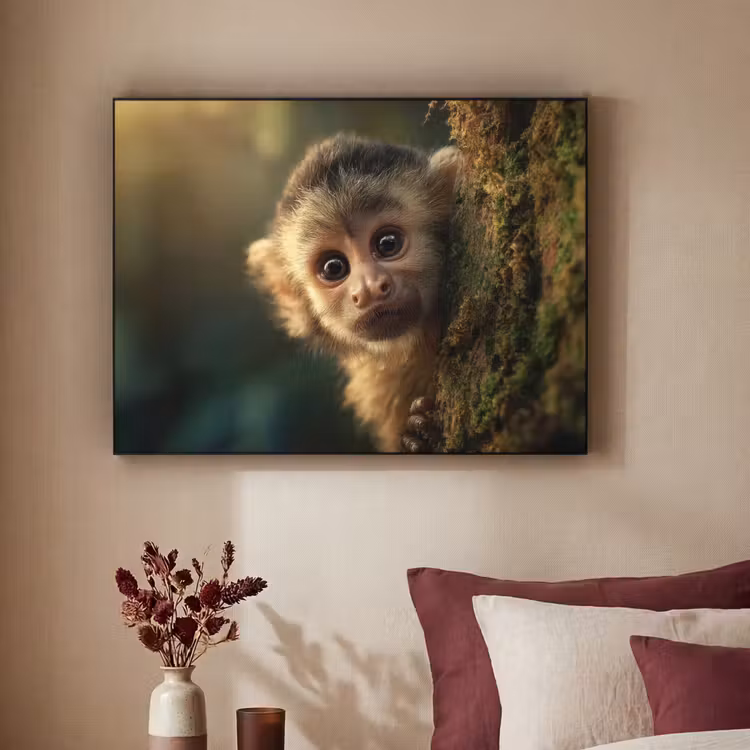 Art Frame - Aap - Boomstronk - Bruin — 3