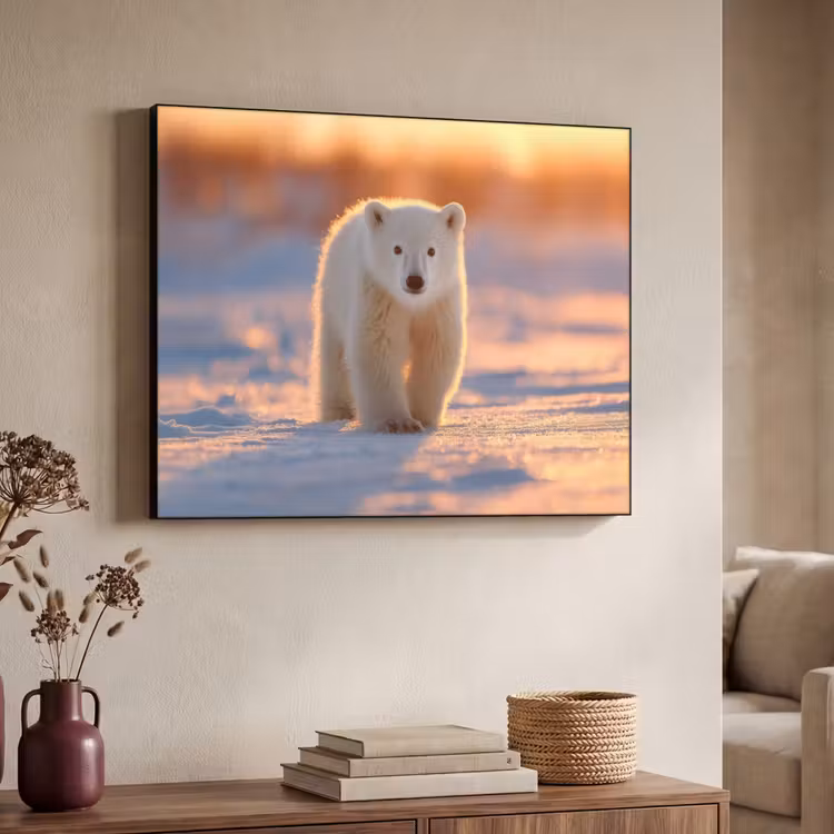 Art Frame - Ijsbeer - Sneeuw - Zonsopgang — 7