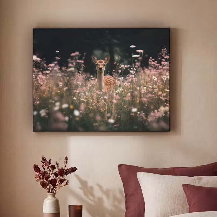 Art Frame - Hert - Wilde bloemen - Bos — 3