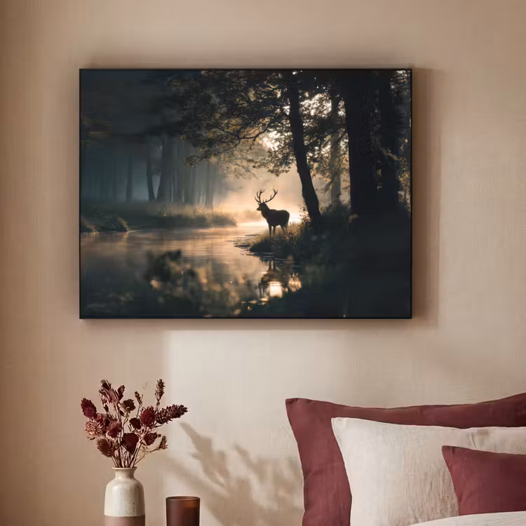 Art Frame - Hert - Bosbeek - Mystiek — 3