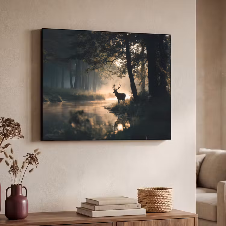 Art Frame - Hert - Bosbeek - Mystiek — 7