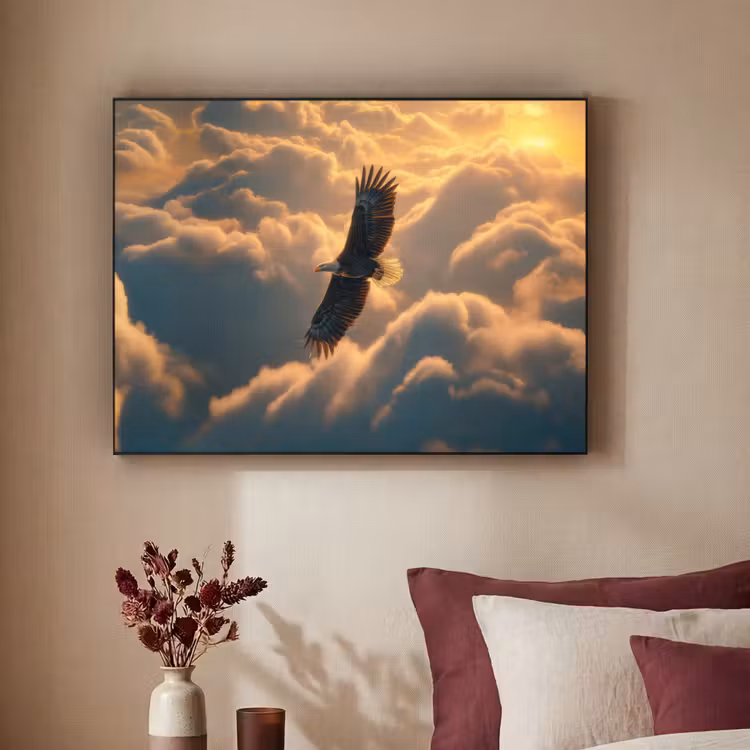 Art Frame - Adelaar - Wolken - Zon — 3