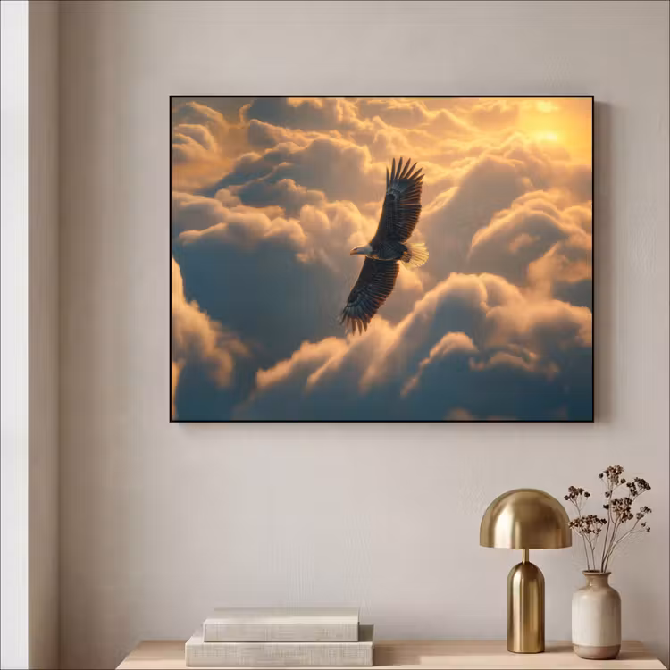 Art Frame - Adelaar - Wolken - Zon — 5
