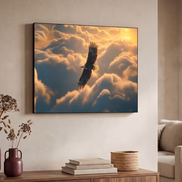 Art Frame - Adelaar - Wolken - Zon — 7