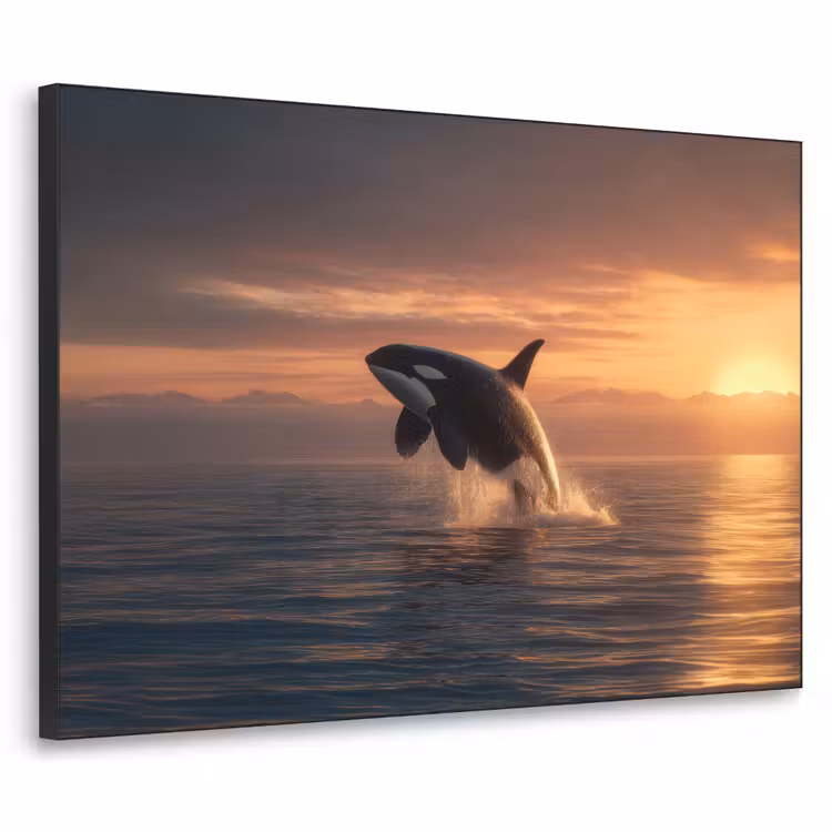 Art Frame - Orka - Zee - Zonsondergang — 1