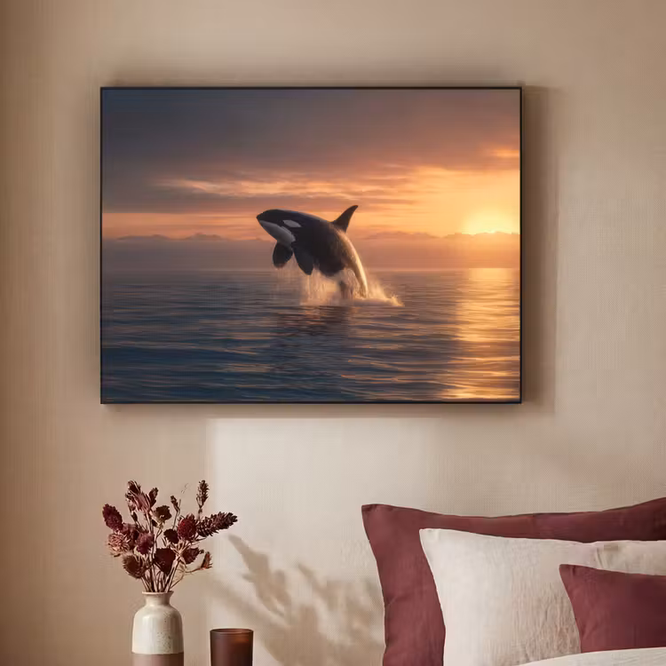 Art Frame - Orka - Zee - Zonsondergang — 3