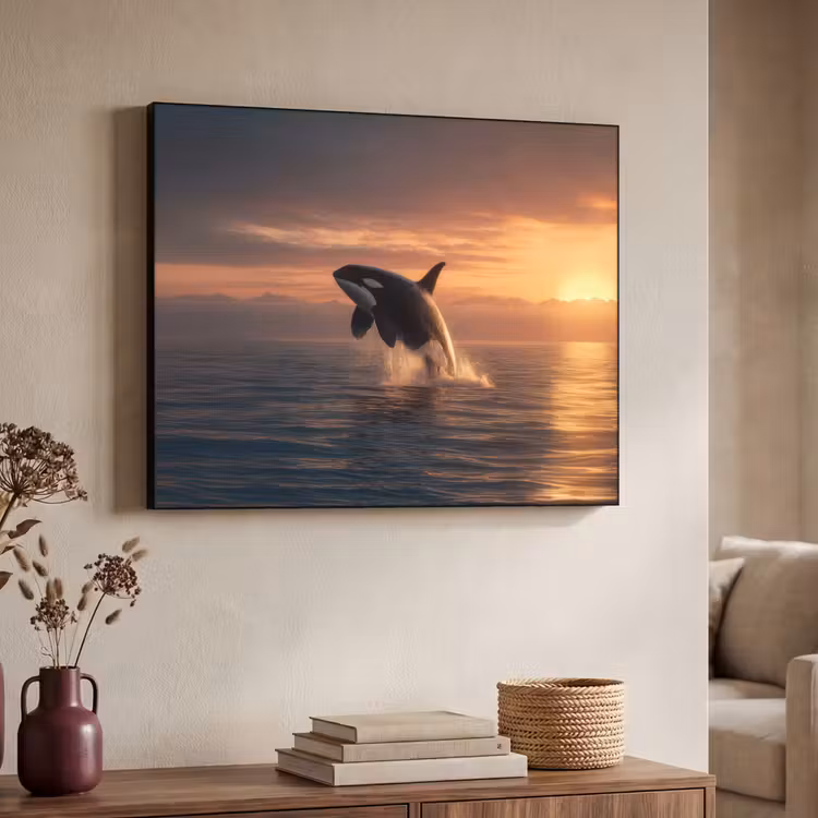 Art Frame - Orka - Zee - Zonsondergang — 7