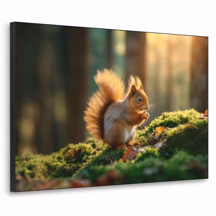 Art Frame - Eekhoorn - Nootje - Gras — 1