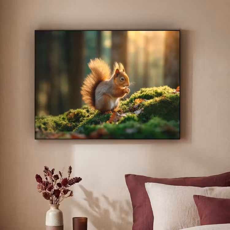 Art Frame - Eekhoorn - Nootje - Gras — 3