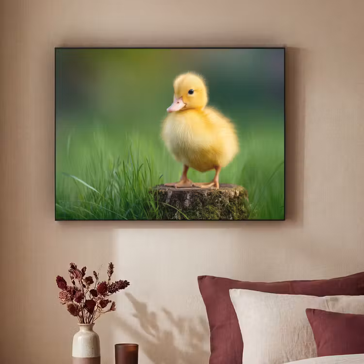 Art Frame - Kuiken - Eend - Geel - Gras — 3