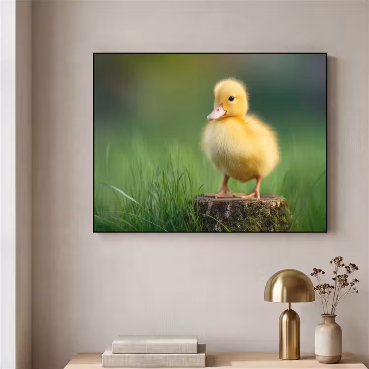 Art Frame - Kuiken - Eend - Geel - Gras — 5