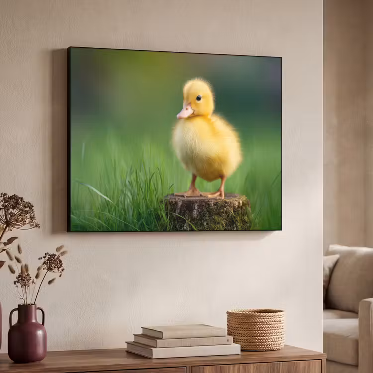 Art Frame - Kuiken - Eend - Geel - Gras — 7