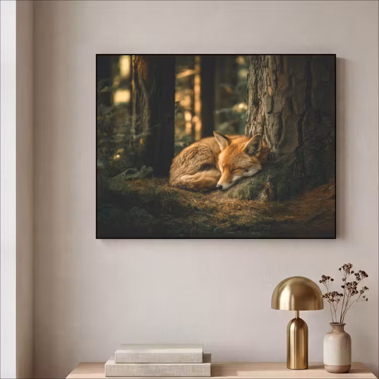 Art Frame - Vos - Bos - Slapen — 5