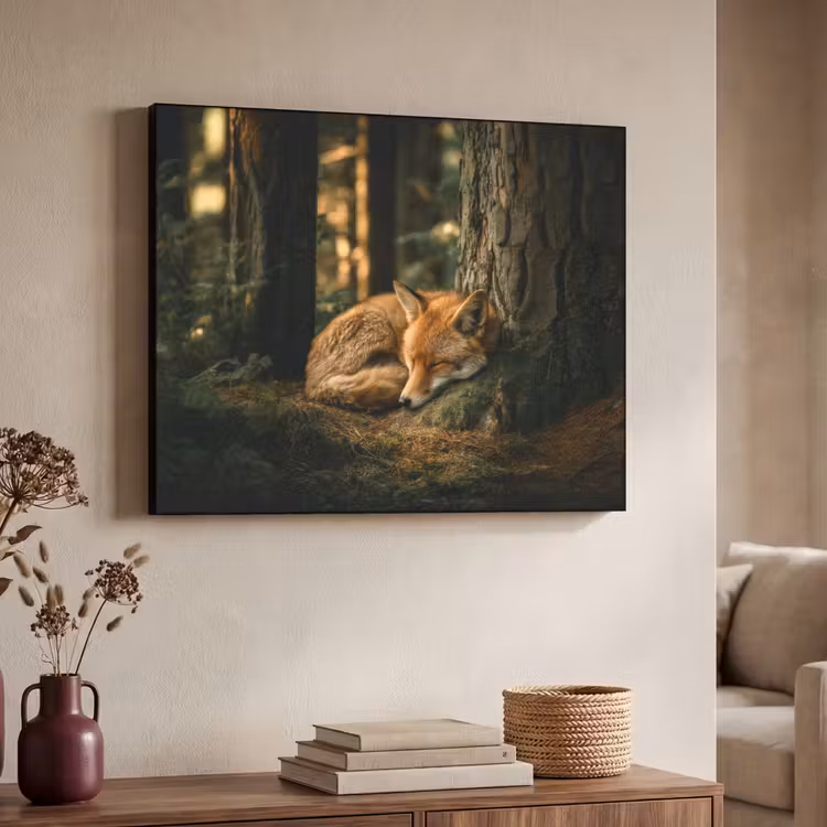 Art Frame - Vos - Bos - Slapen — 7