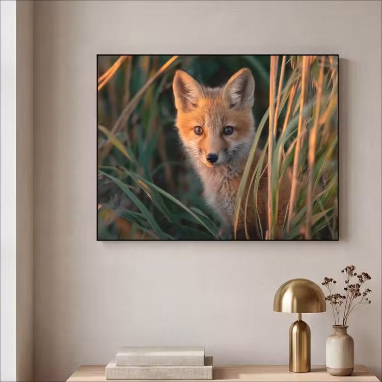 Art Frame - Vos - Oranje - Gras — 5