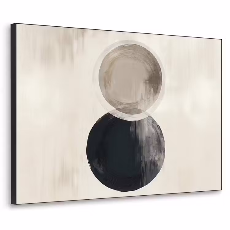 Art Frame - Cirkels - Vorm - Beige - Abstract — 1