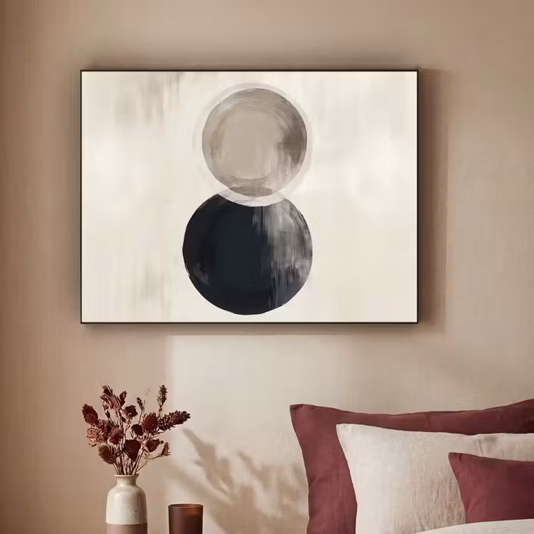 Art Frame - Cirkels - Vorm - Beige - Abstract — 3