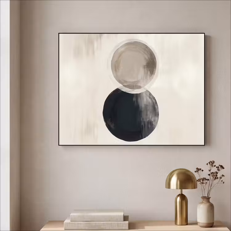 Art Frame - Cirkels - Vorm - Beige - Abstract — 5