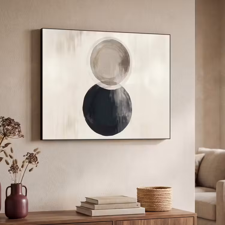 Art Frame - Cirkels - Vorm - Beige - Abstract — 7