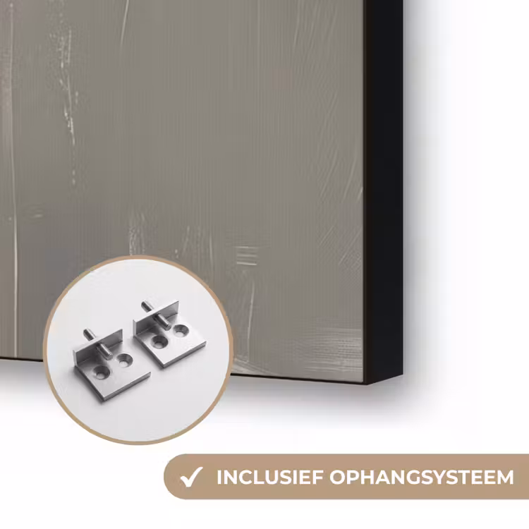 Art Frame - Kleurenpalet - Penseelstreken - Beige - Nevelig — 6
