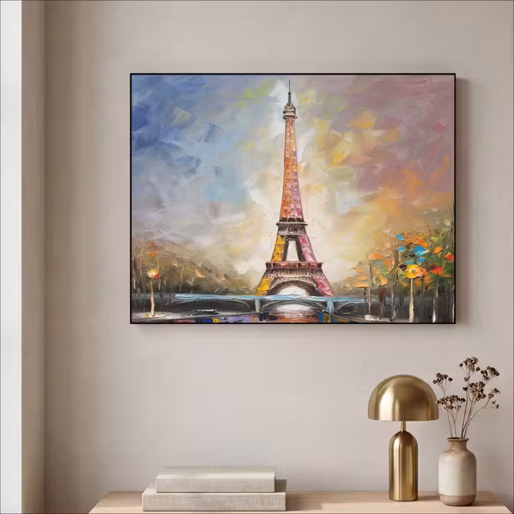 Art Frame - Eiffeltoren - Schilderij - Olieverf - Parijs — 5