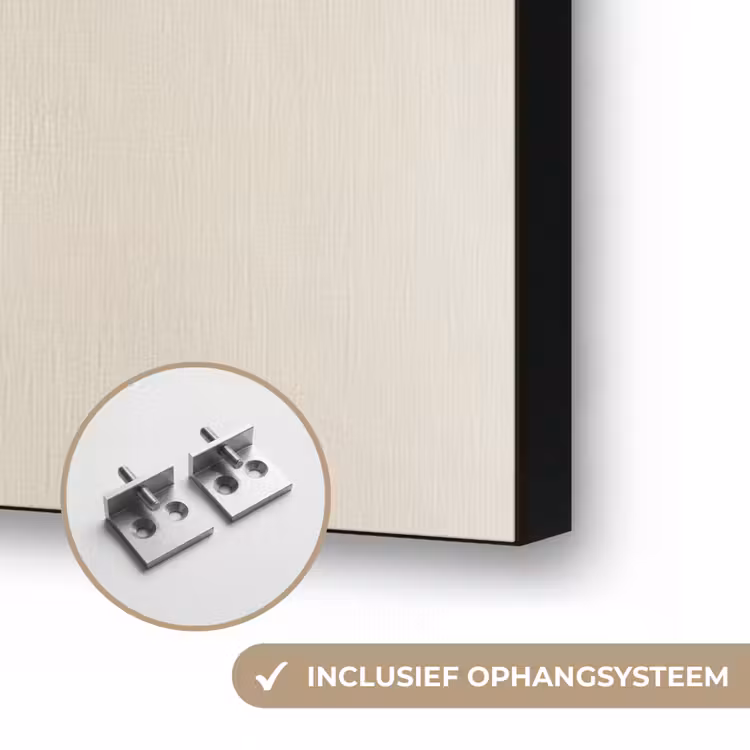 Art Frame - Penseelstreek - Zwart - Minimalistisch — 6