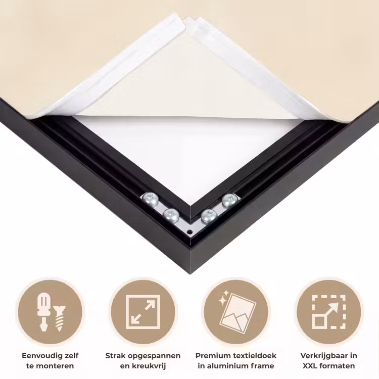 Art Frame - Minimalistisch - Tak - Bladeren - Zwart — 8