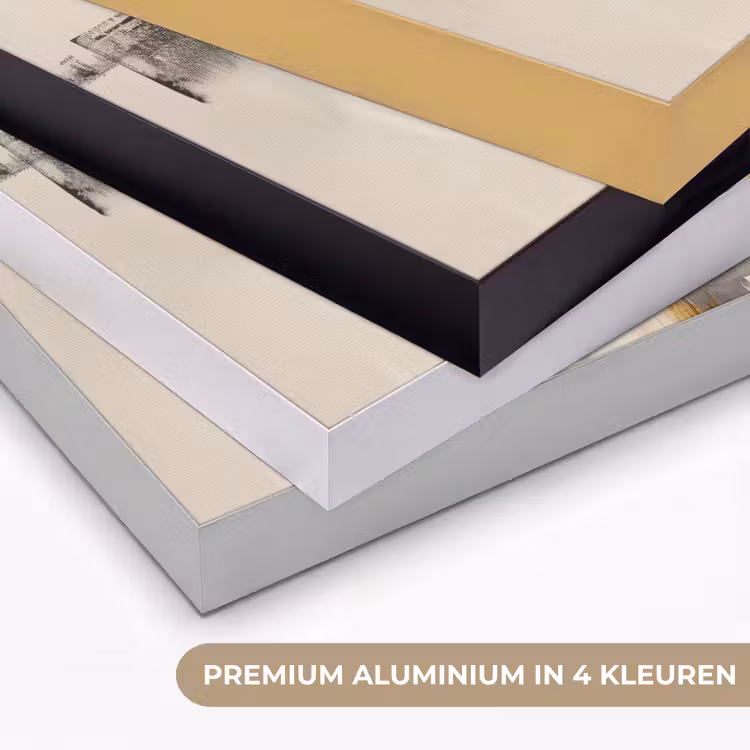 Art Frame - Penseelstreken - Ruw - Abstract - Beige — 2