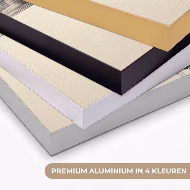 Art Frame - Golven - Penseelstreken - Beige - Minimalistisch — 2