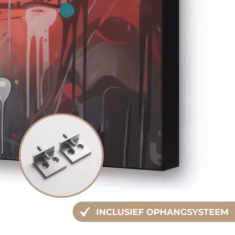 Art Frame - Robot - Graffiti - Oranje - Kleuren — 6