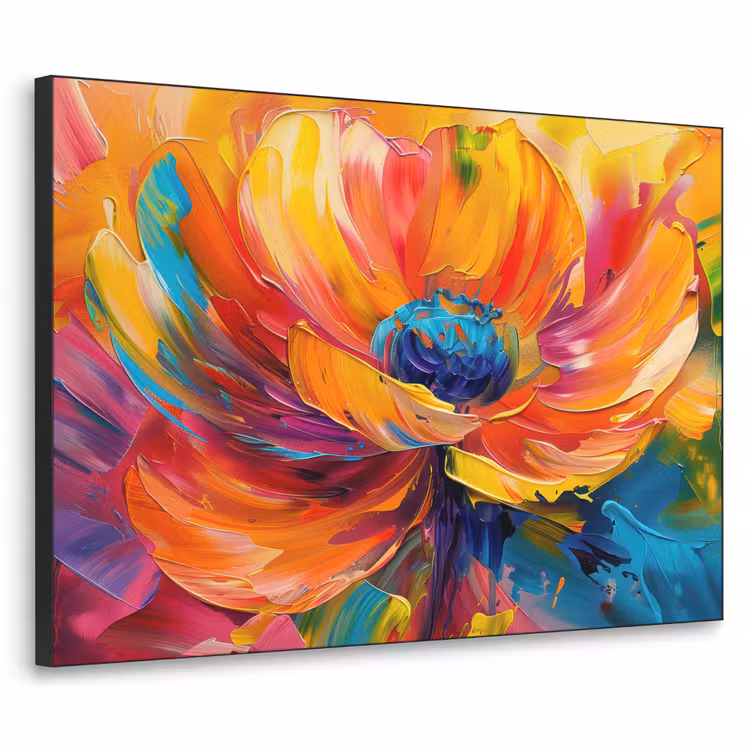 Art Frame - Bloem - Verflook - Modern - Abstract - Kleuren — 1