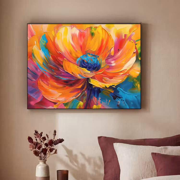 Art Frame - Bloem - Verflook - Modern - Abstract - Kleuren — 3