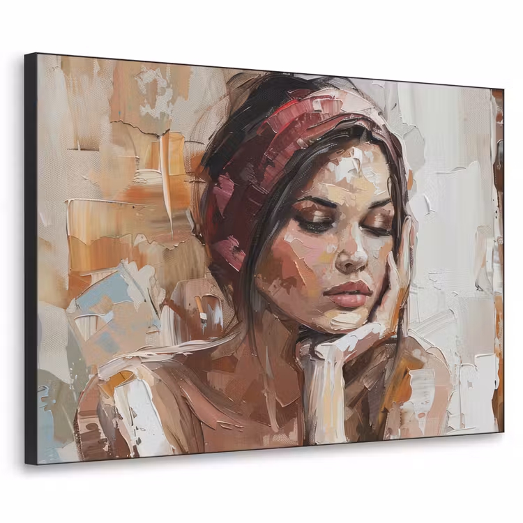 Art Frame - Vrouw - Verflook - Portret - Modern — 1