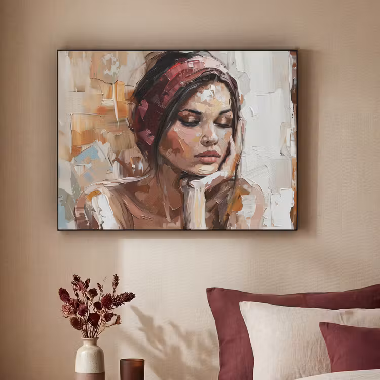 Art Frame - Vrouw - Verflook - Portret - Modern — 3