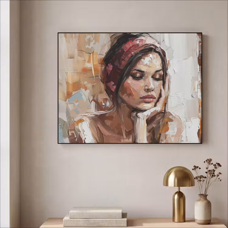 Art Frame - Vrouw - Verflook - Portret - Modern — 5