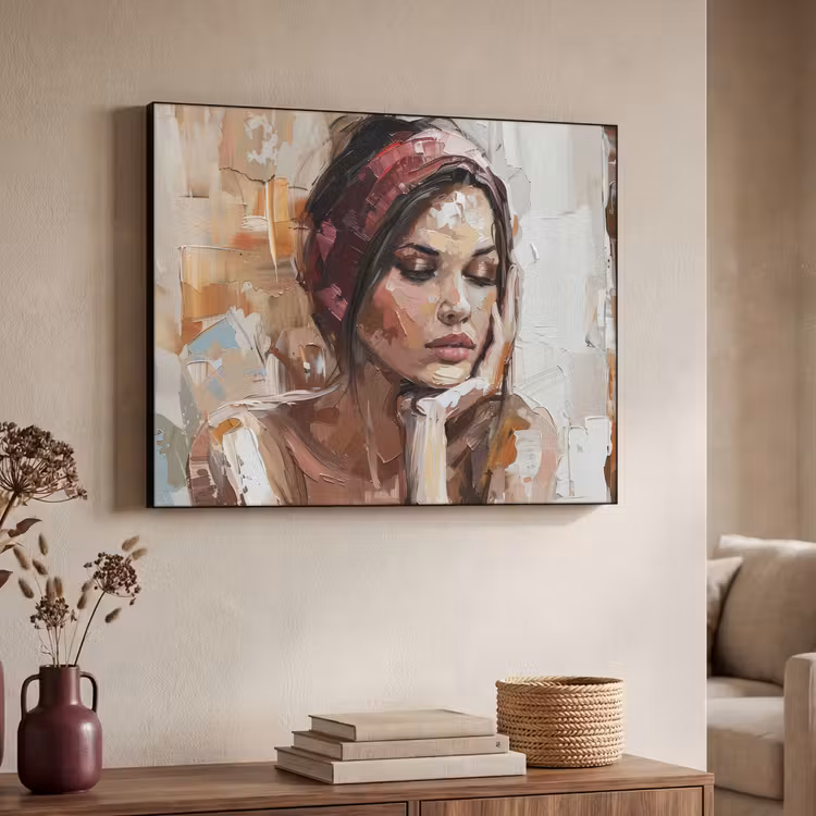 Art Frame - Vrouw - Verflook - Portret - Modern — 7