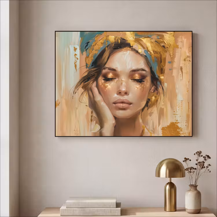 Art Frame - Vrouwen - Portret - Luxe - Goud — 5