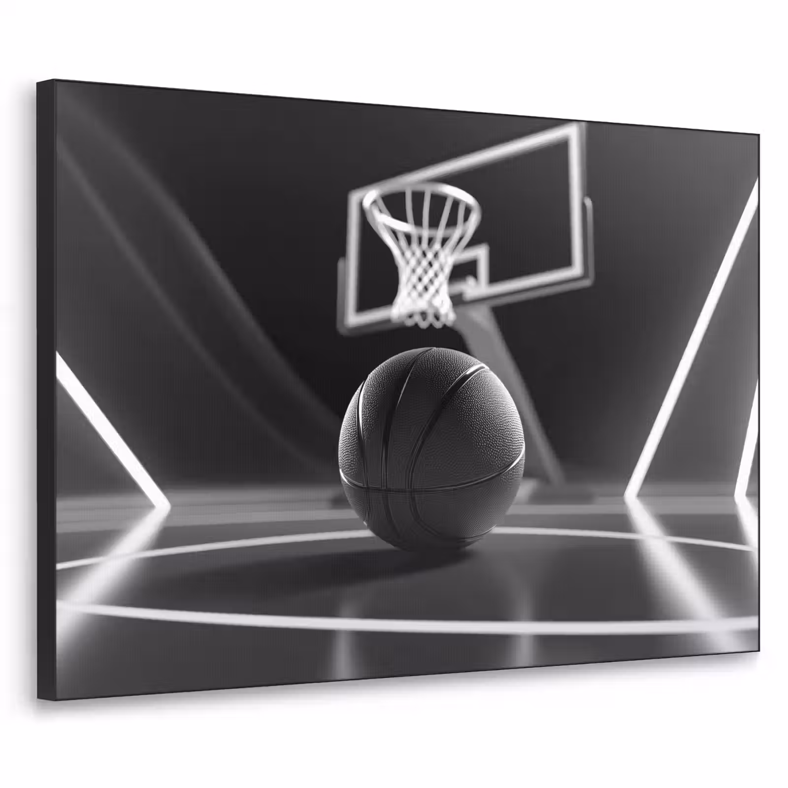 Art Frame - Basketbal - Basketbalveld - Lichtlijnen — 1