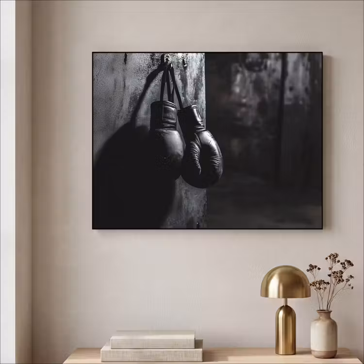 Art Frame - Bokshandschoenen - Muur - Duister - Zwart — 5