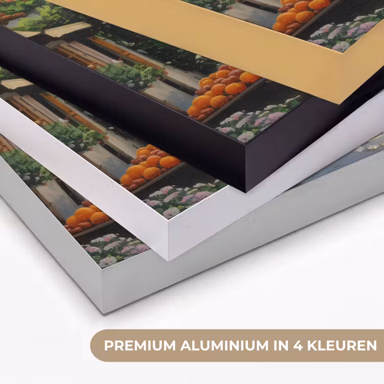 Art Frame - Dorp - Zon - Kraampjes - Huizen — 2
