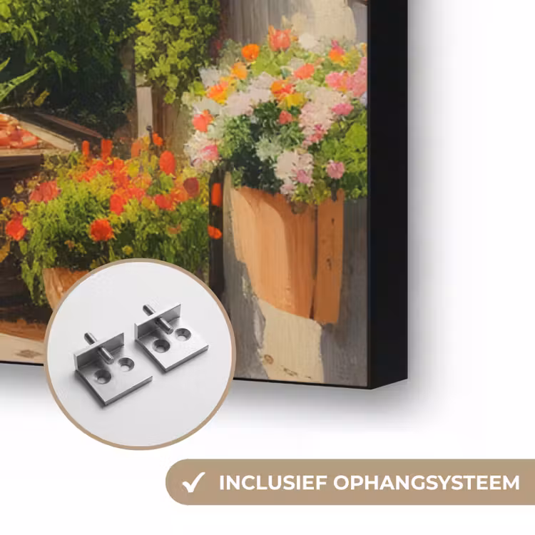 Art Frame - Dorp - Zon - Kraampjes - Huizen — 6