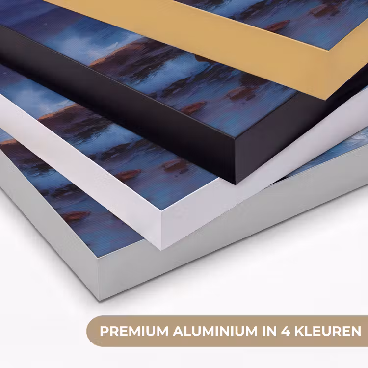 Art Frame - Golven - Zee - Kleurrijk - Rotsen — 2