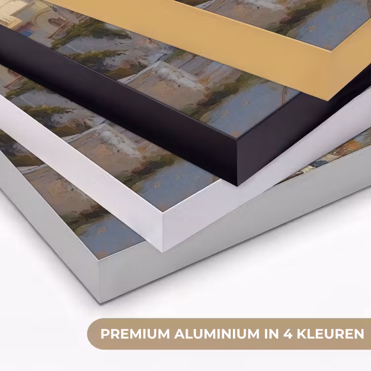 Art Frame - Zeilschip - Huizen - Kade - Zee — 2