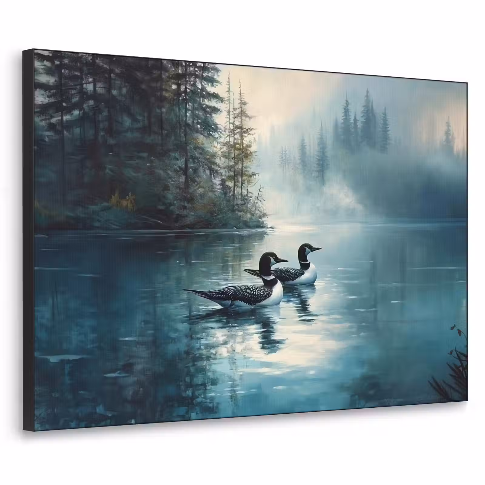 Art Frame - Bos - Water - Eenden - Mistig — 1