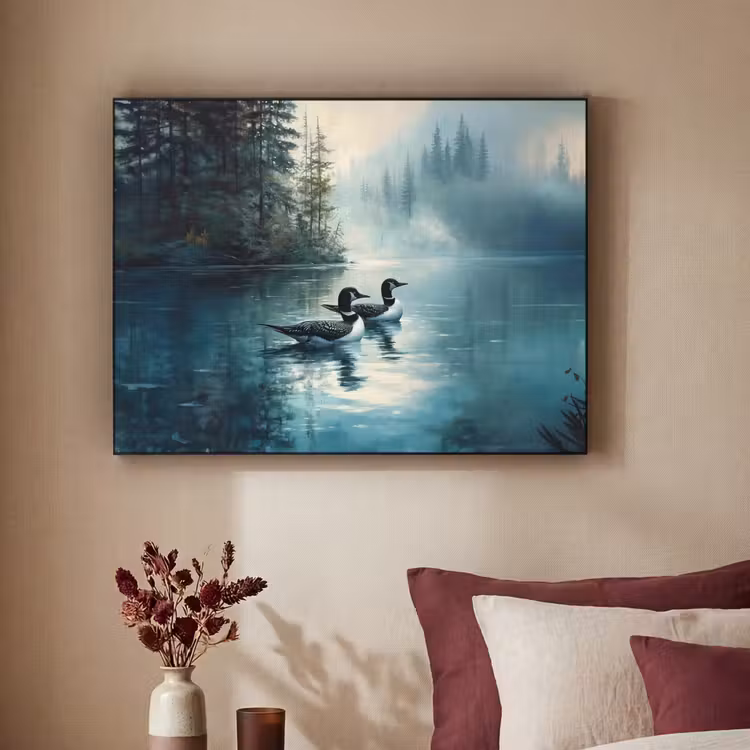 Art Frame - Bos - Water - Eenden - Mistig — 3