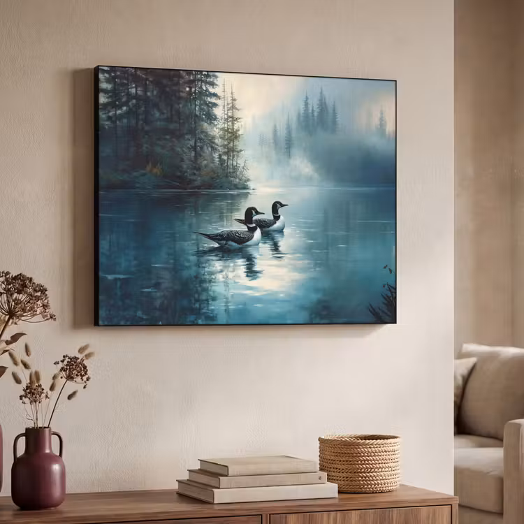 Art Frame - Bos - Water - Eenden - Mistig — 7