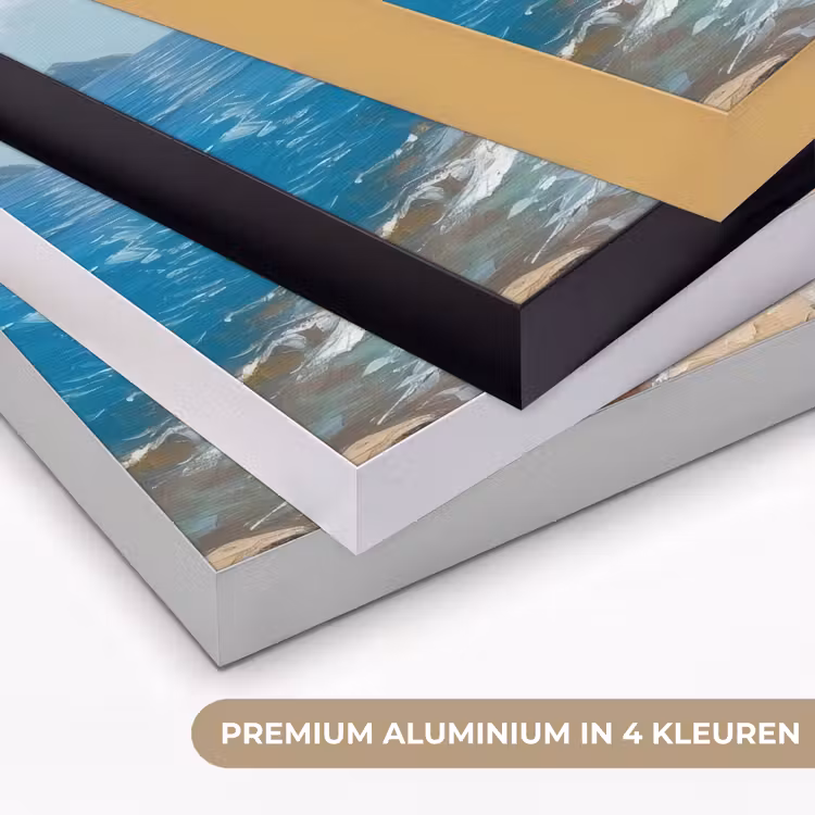 Art Frame - Boten - Rotsen - Zee - Zon — 2