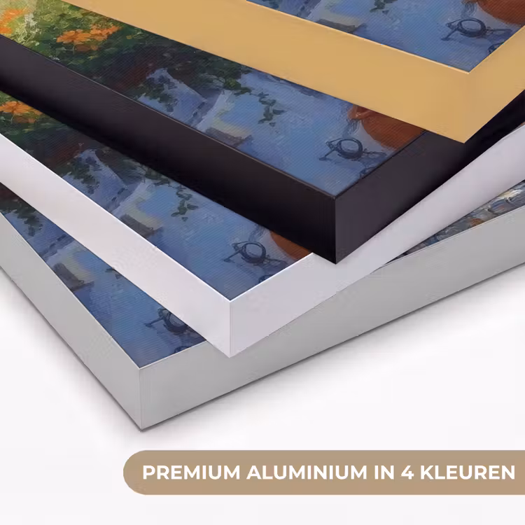 Art Frame - Trap - Huizen - Berglandschap - Zee — 2