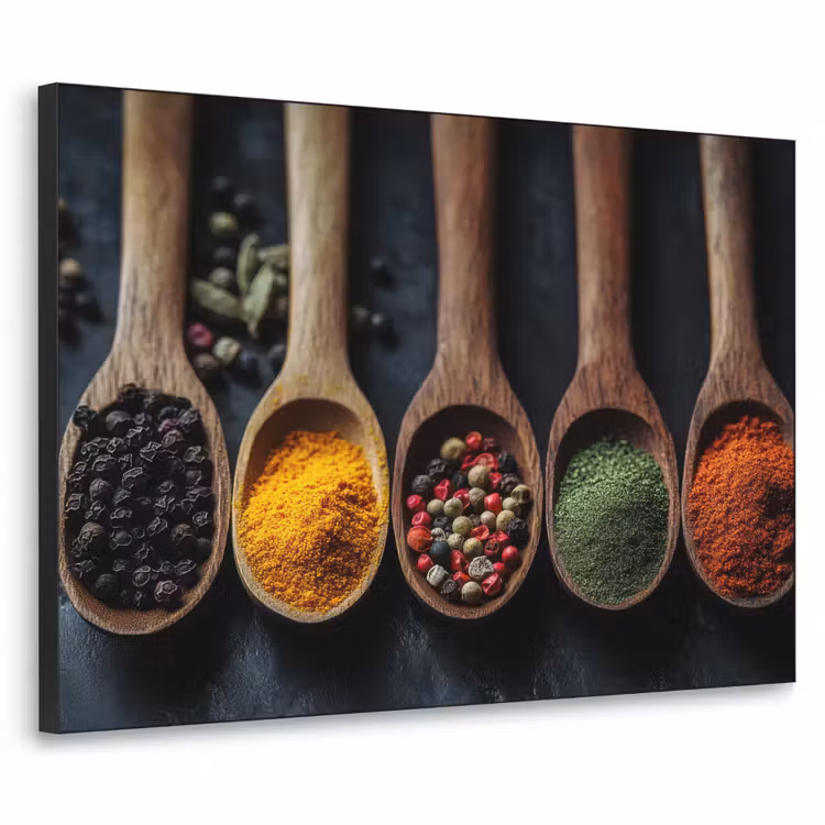 Art Frame - Houten - Lepels - Specerijen - Kruiden — 1